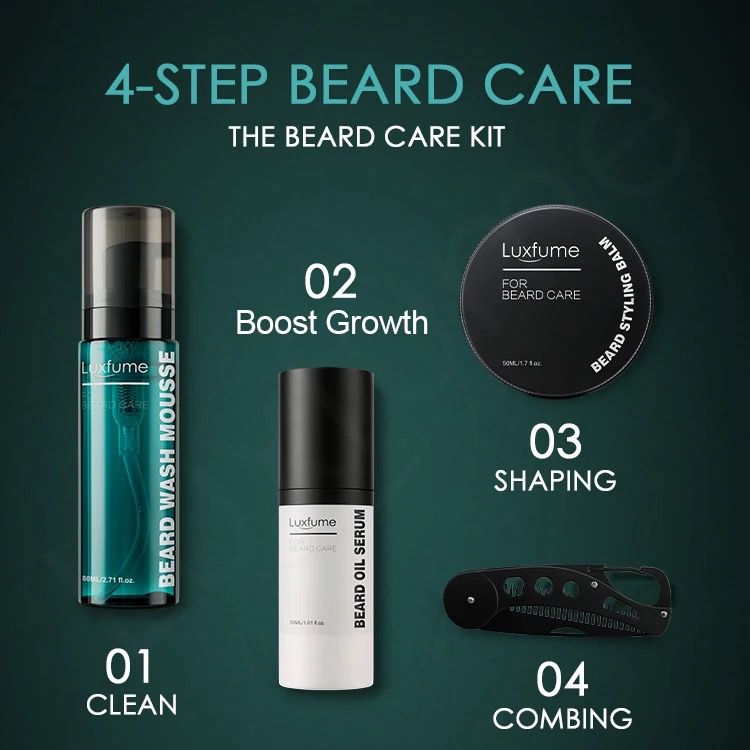 Beard Growth & Care Kit For Men