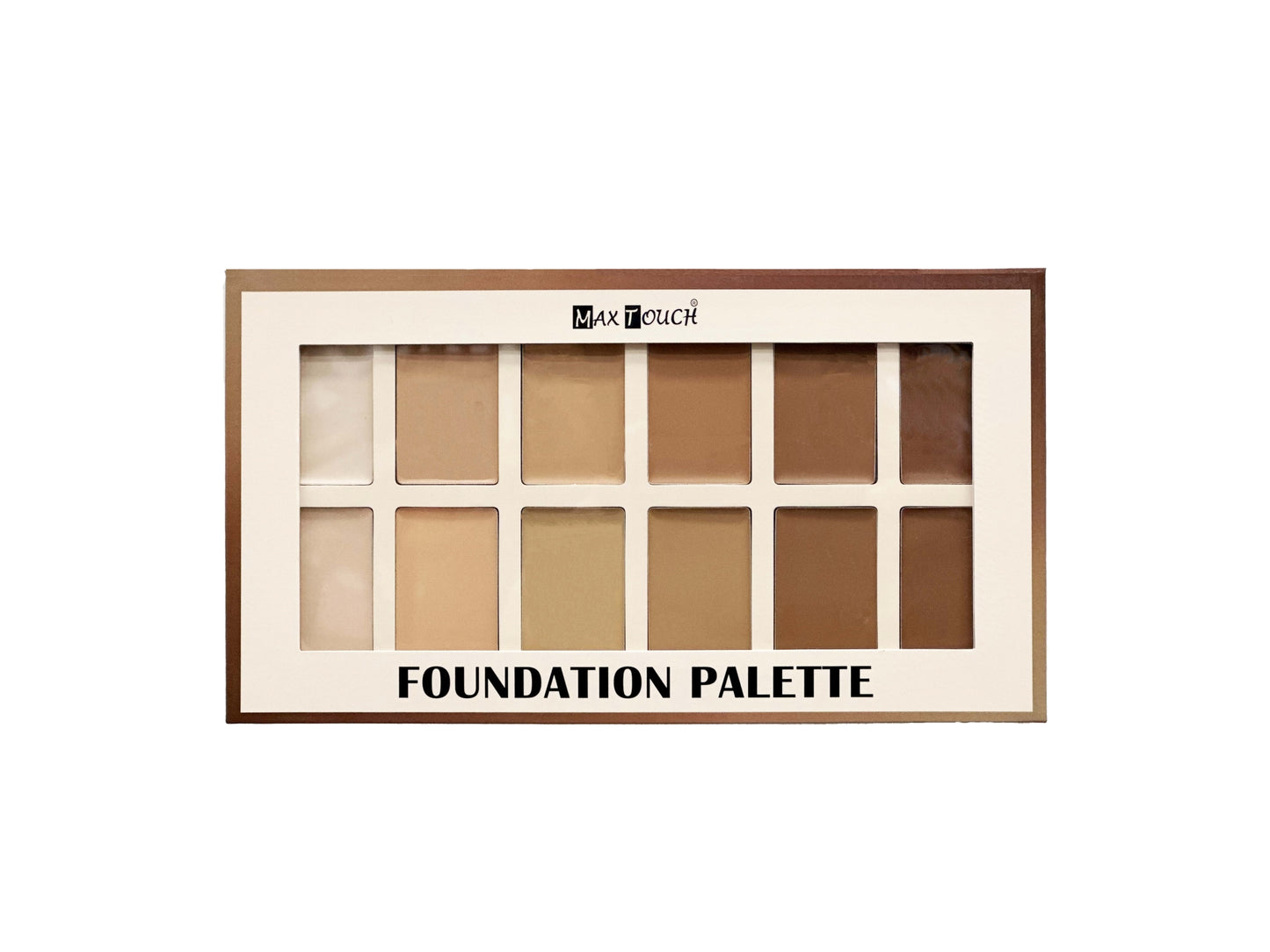 Max Touch Professional Foundation Palette (12 Color) MT-2553