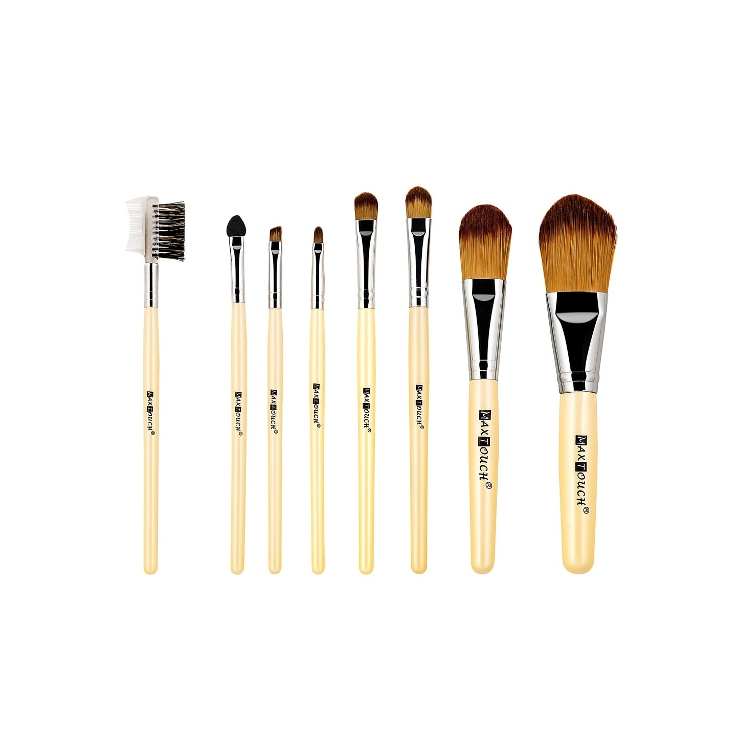 Max Touch Professional 8 Pcs Makeup Brush Set MT-2057