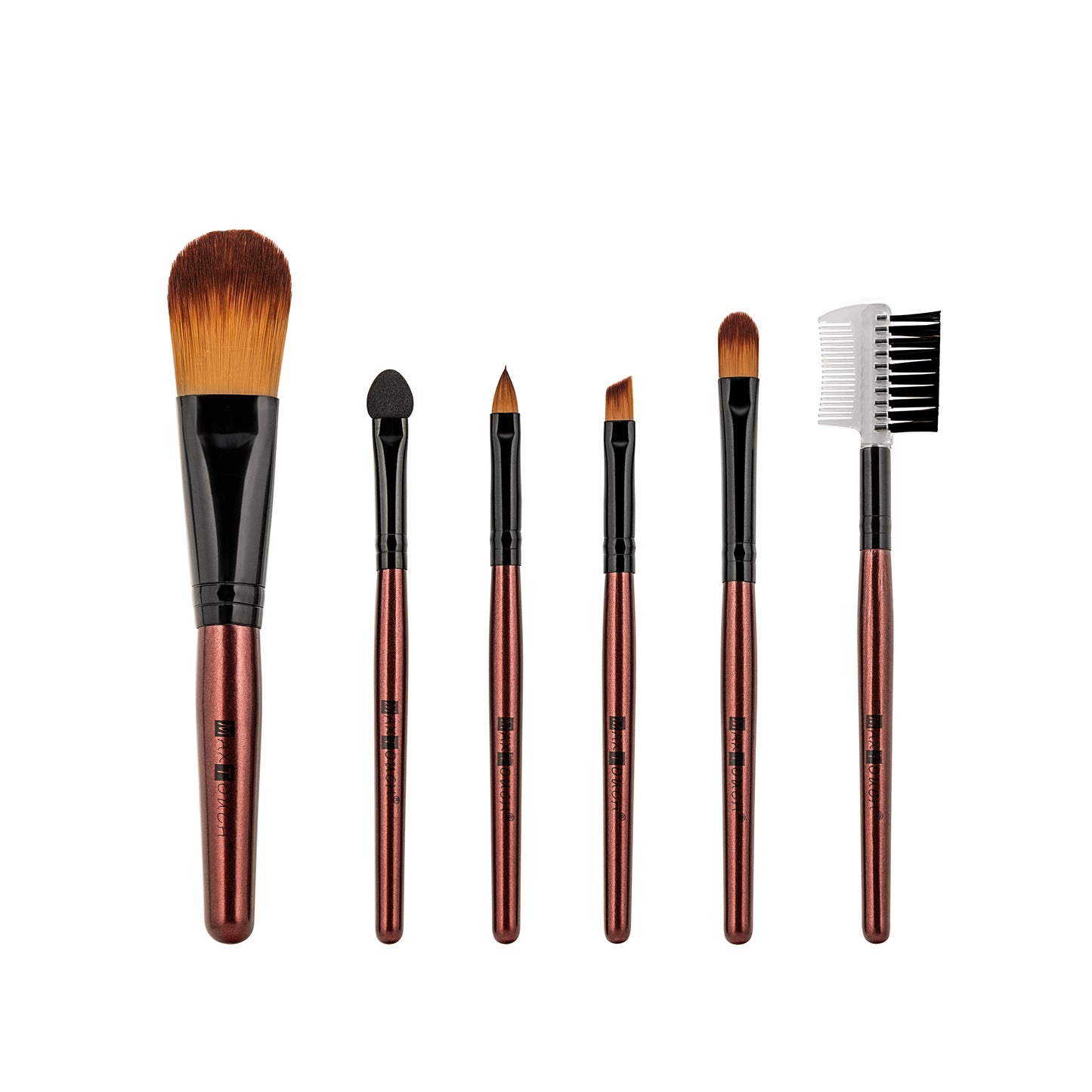 Max Touch Professional 6 Pcs Makeup Brush Set MT-2110