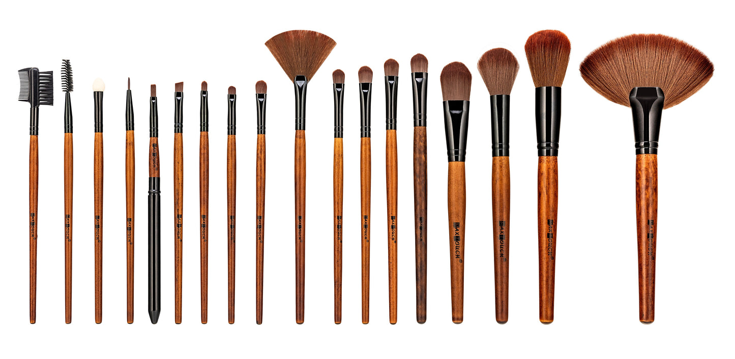 Max Touch Professional 18 Pcs Makeup Brush Set MT-2396