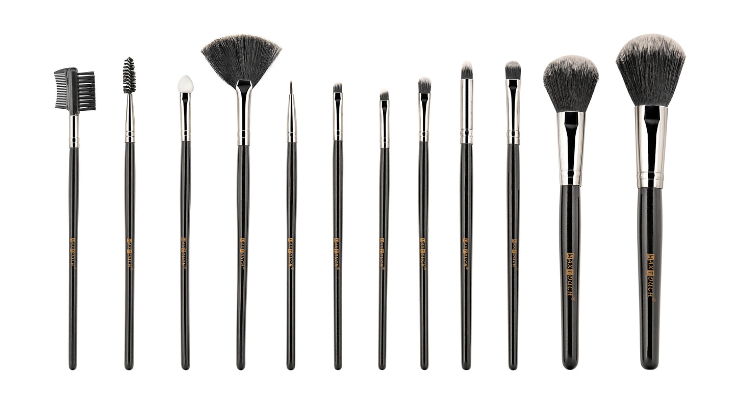 Max Touch Professional 12 Pcs Makeup Brush Set MT-2397