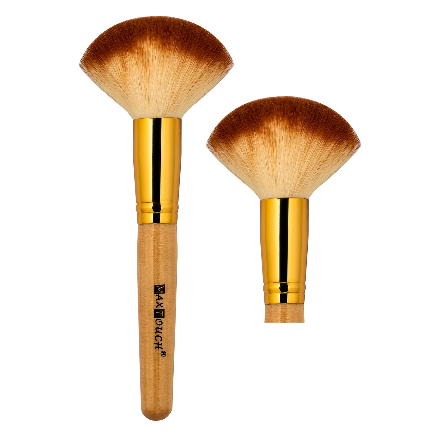 Max Touch Professional Fan Makeup Brush MT-2480