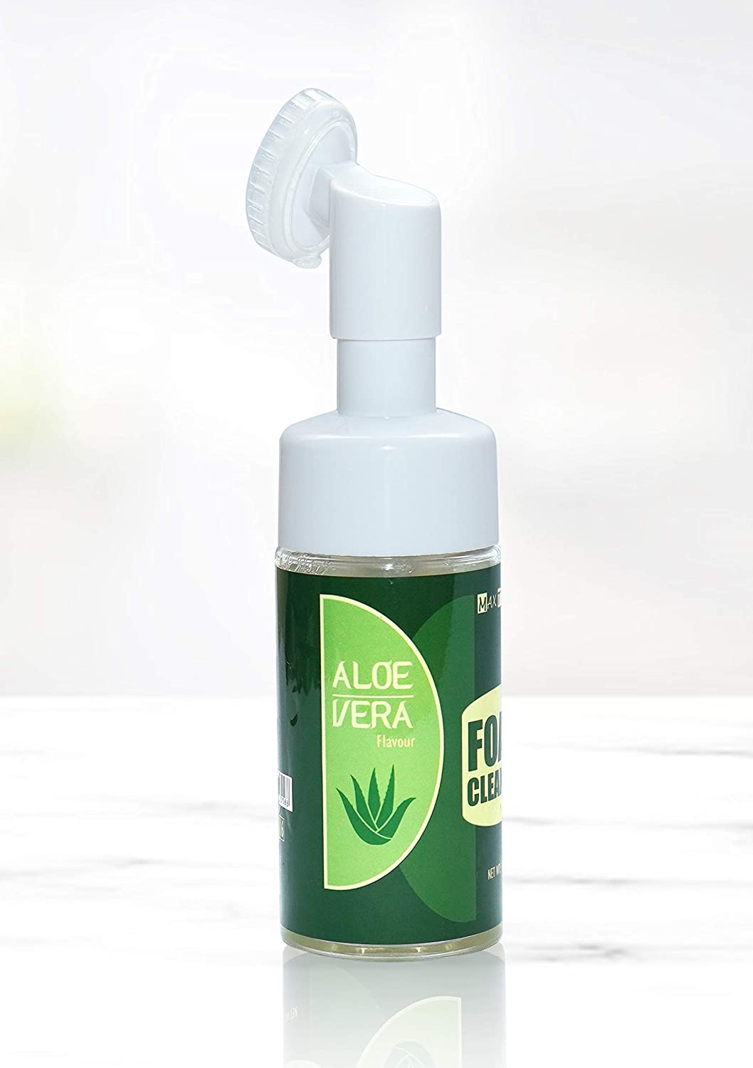 Max Touch Aloe Vera Foam Cleanser with Face Brush MT-2516