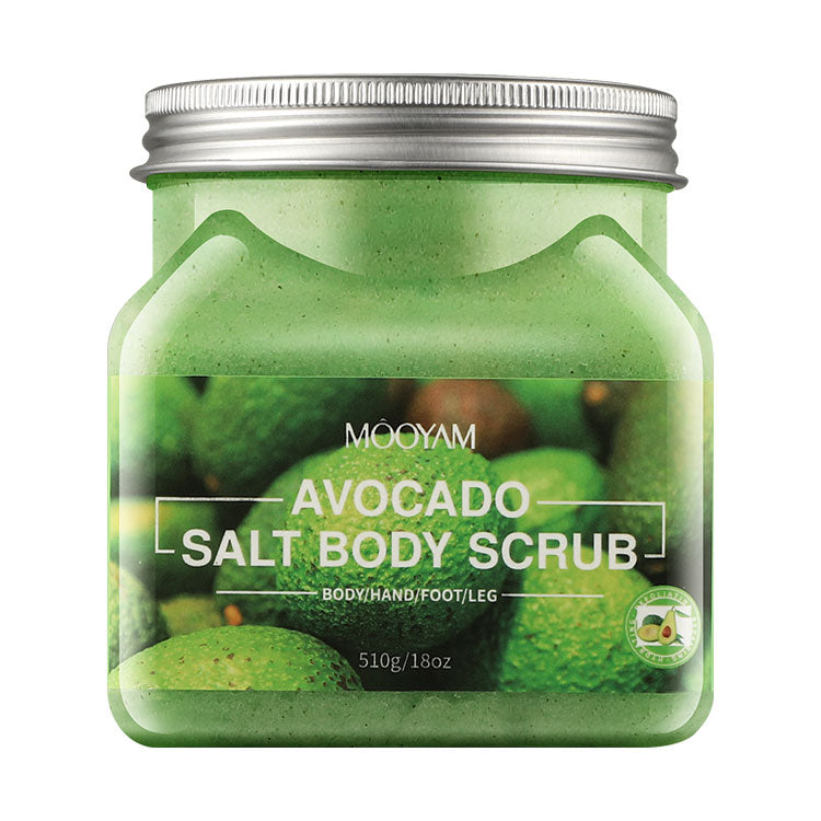 MOOYAM Salt Body Scrub for Face/Neck/Body/Hand/Foot/Leg (510g)