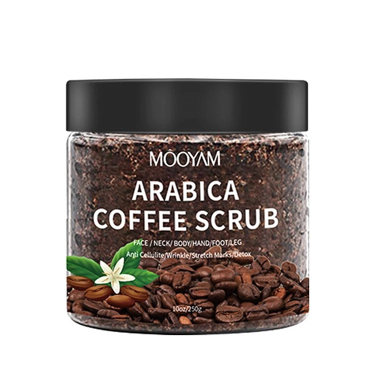 MOOYAM Arabica Dry Coffee Scrub for Face/Neck/Body/Hand/Foot/Leg (250g)