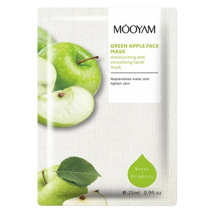 MOOYAM Face Moisturizing Oil Control Fruit Facial Sheet Mask  (Mix Pack of 5)